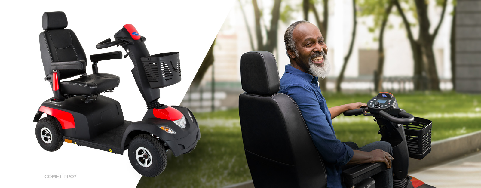 Elscooter Comet pro Invacare