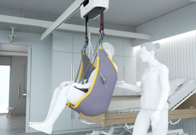 Ceiling patient lifts