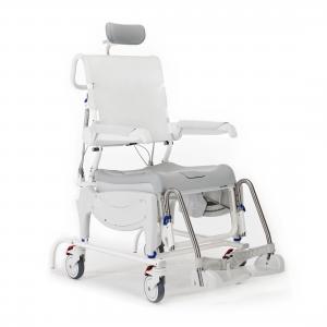  Aquatec  Ocean VIP Ergo duschstol på hjul hög brukarvikt 150kg säker hygienstol fällbar duschstol