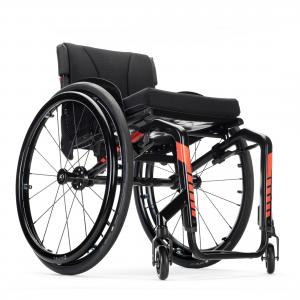 Manuell rullstol Küschall K-SERIES 2.0 svart och röd ram
