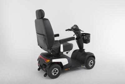 Invacare Comet Ultra elscooter extra bred scooter extra mjuk fjädring  förstärkt konstruktion elskoter för tunga 220 kg