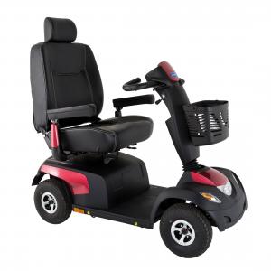 Invacare Comet Ultra elscooter extra bred scooter extra mjuk fjädring  förstärkt konstruktion elskoter för tunga 220 kg