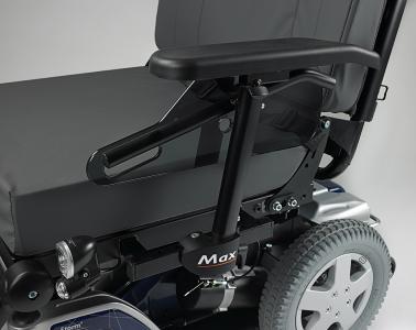 Invacare Storm 4 Max elrullstol inomhus utomhus bakhjulsdriven hög brukarvikt hjälpmedel permobil tung brukare