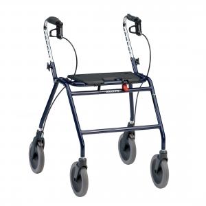 Dolomite Maxi Plus Rollator extra bred sittyta extra stort gångutrymme rullator för extra hög vikt 200 kg stabil rollator