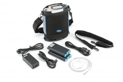 Invacare Platinum Mobil syrgaskoncentrator oxygen på flaska bärbar oxygentub med väska