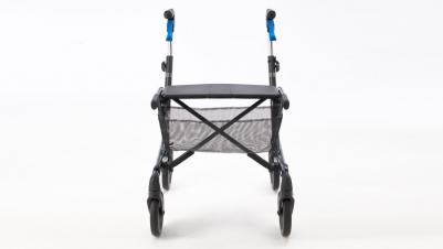 Dolomite Gloss Rollator kryssfälld rollator hopfälld smal 19cm lättvikt 5,9 kg många storlekar rullator tung brukare 160 kg 