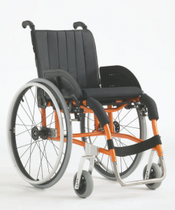 Invacare XLT manuell rullstol fastram hjälpmedel svensk kvalitet