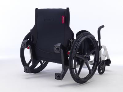 Invacare aktiv rullstol tyngre brukare 300 kg Action Ampla trollyhjul uppfällbar