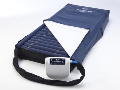 SoftClud Air ersättningsmadrass luftpump luftceller växeltryck madrass cykler hygienöverdrag