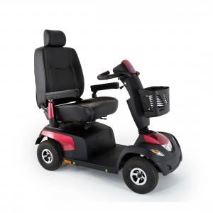 Invacare Comet Ultra elscooter extra bred scooter extra mjuk fjädring  förstärkt konstruktion elskoter för tunga 220 kg